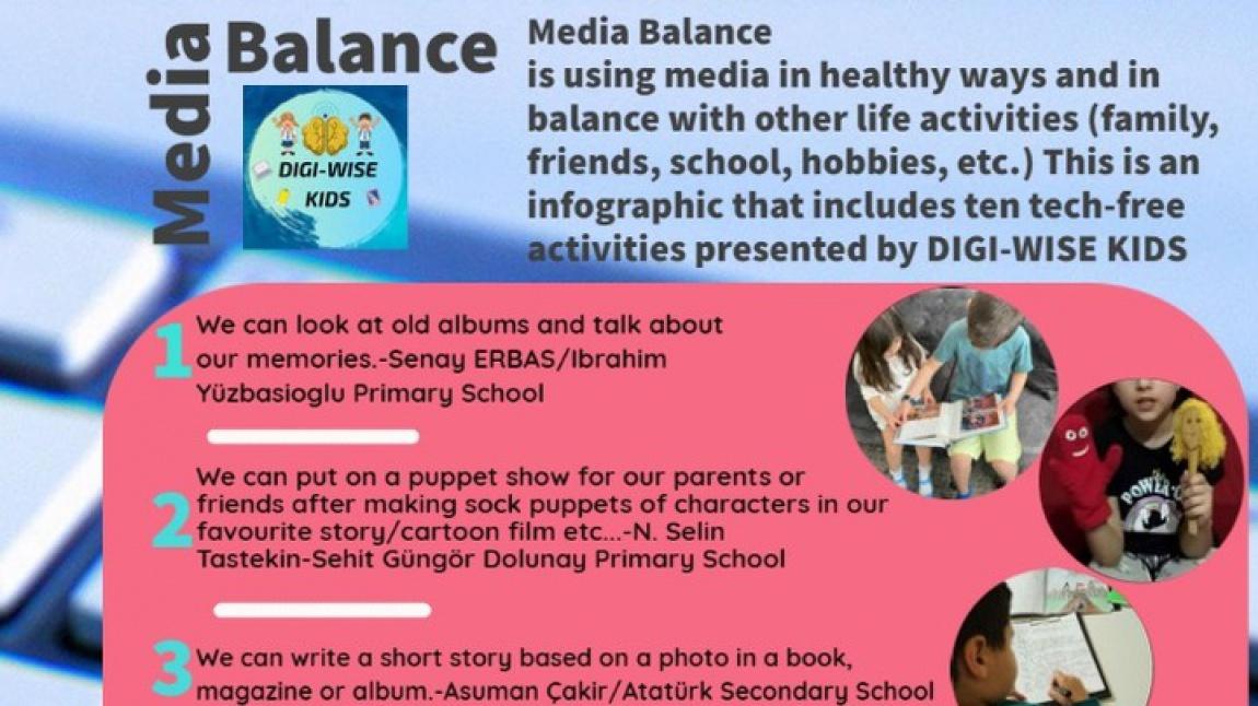 DIGI-WISE KIDS proje öğrencileri medya dengesini kurmayı öğrendi